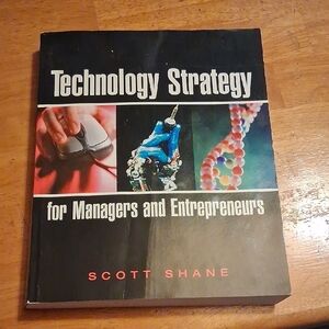 Technology Strategy for Managers and Entrepreneurs - Black Cover
